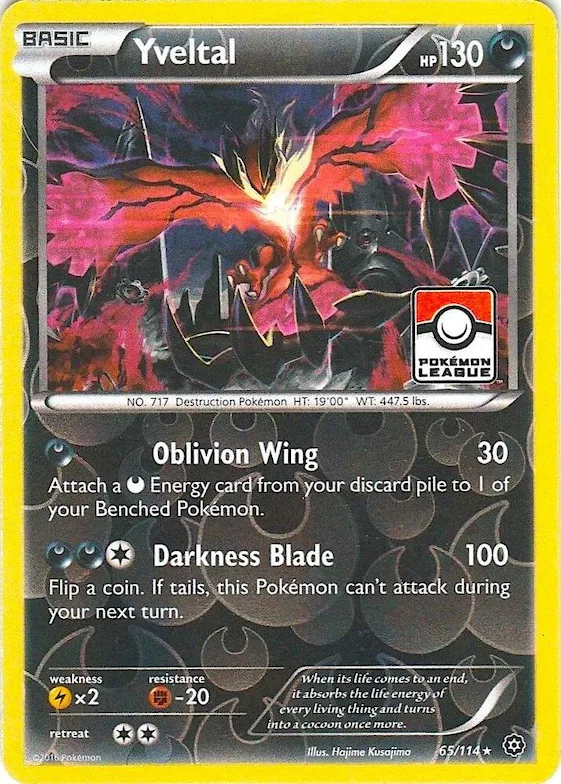Yveltal (Pokemon League) #65 – XY Trainer Kit: Sylveon & Noivern