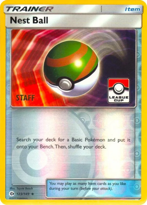 Nest Ball - 123/149 (League Cup) [Staff] #123 – XY Trainer Kit: Sylveon & Noivern