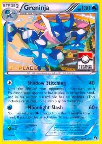 Greninja - 40/122 (Pokemon League) [3rd Place] #40 – XY Trainer Kit: Sylveon & Noivern