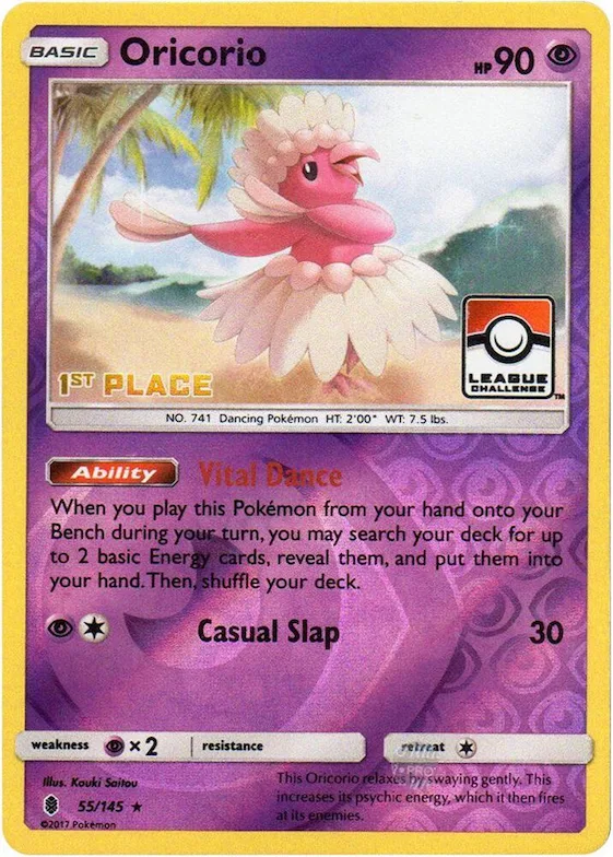 Oricorio - 55/145 (League Challenge) [1st Place] #55 – XY Trainer Kit: Sylveon & Noivern