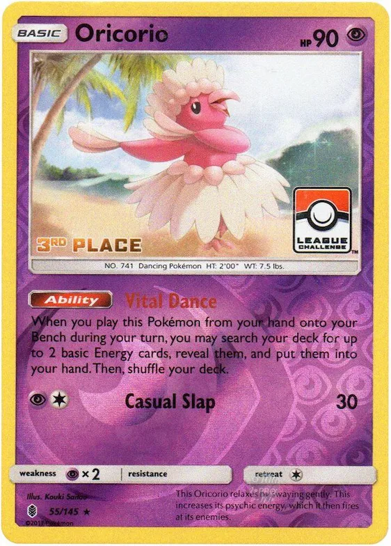 Oricorio - 55/145 (League Challenge) [3rd Place] #55 – XY Trainer Kit: Sylveon & Noivern
