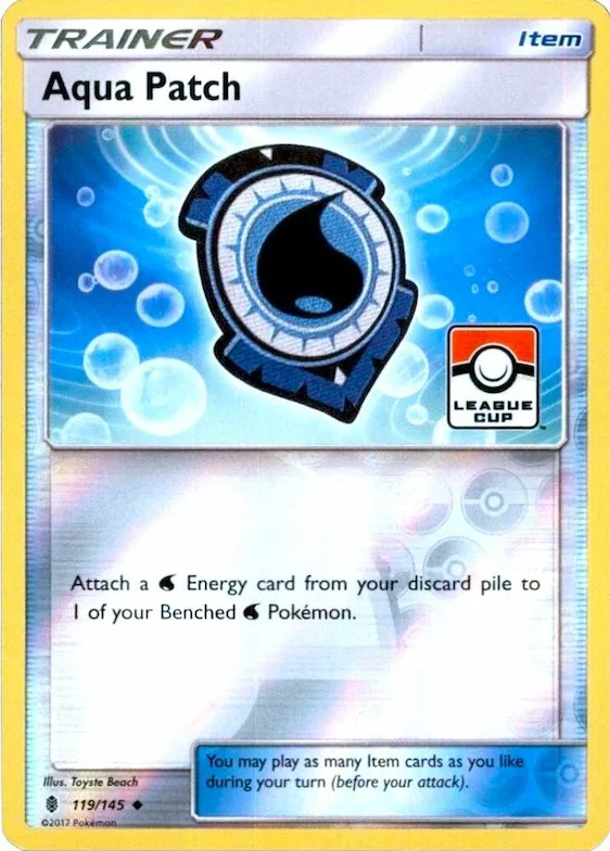 Aqua Patch (League Cup) #119 – XY Trainer Kit: Sylveon & Noivern