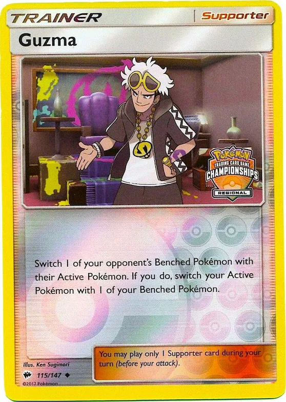Guzma (Regional Championships) #115 – XY Trainer Kit: Sylveon & Noivern