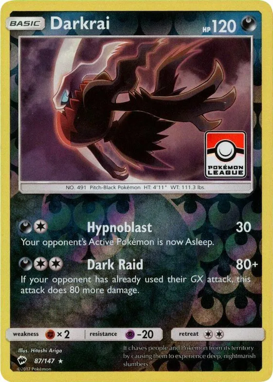 Darkrai (Pokemon League) #87 – XY Trainer Kit: Sylveon & Noivern