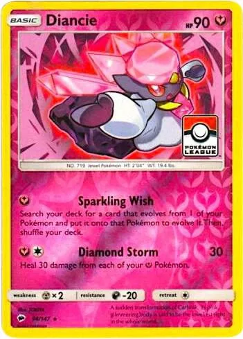 Diancie (Pokemon League) #94 – XY Trainer Kit: Sylveon & Noivern