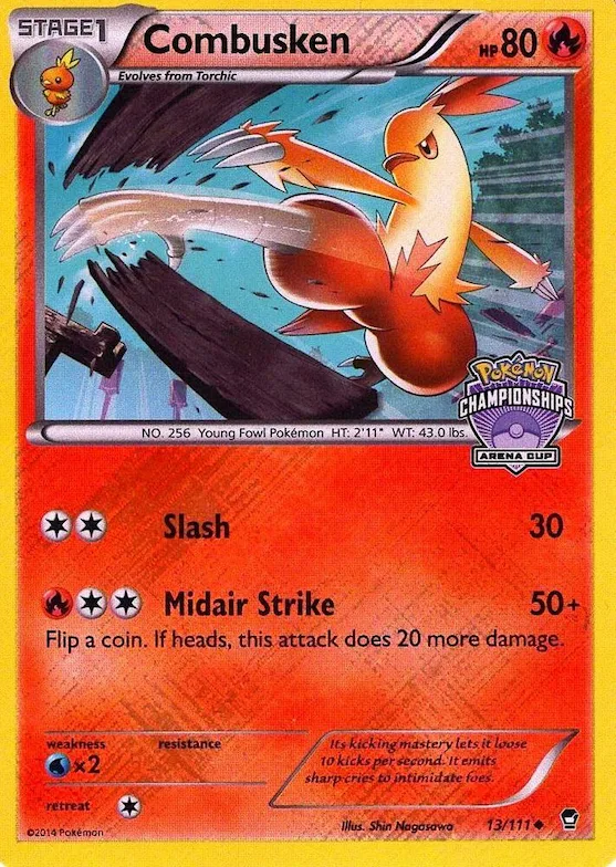 Combusken (Arena Cup Championships) #13 – XY Trainer Kit: Sylveon & Noivern