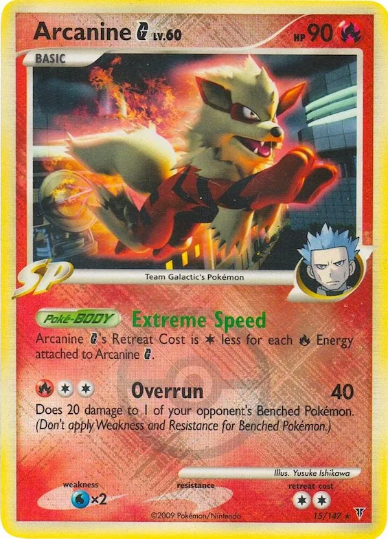 Arcanine G (League Promo) #15 – XY Trainer Kit: Sylveon & Noivern