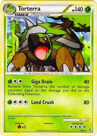 Torterra (Cracked Ice Holo) #10 – XY Trainer Kit: Sylveon & Noivern