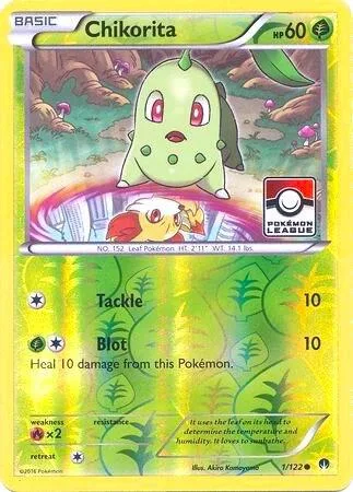 Chikorita (Pokemon League) #1 – XY Trainer Kit: Sylveon & Noivern