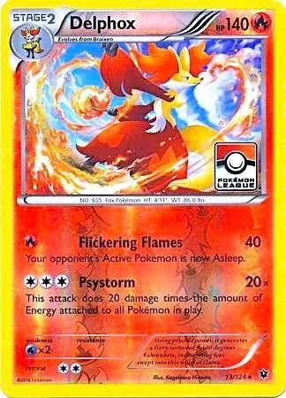 Delphox (Pokemon League) #13 – XY Trainer Kit: Sylveon & Noivern
