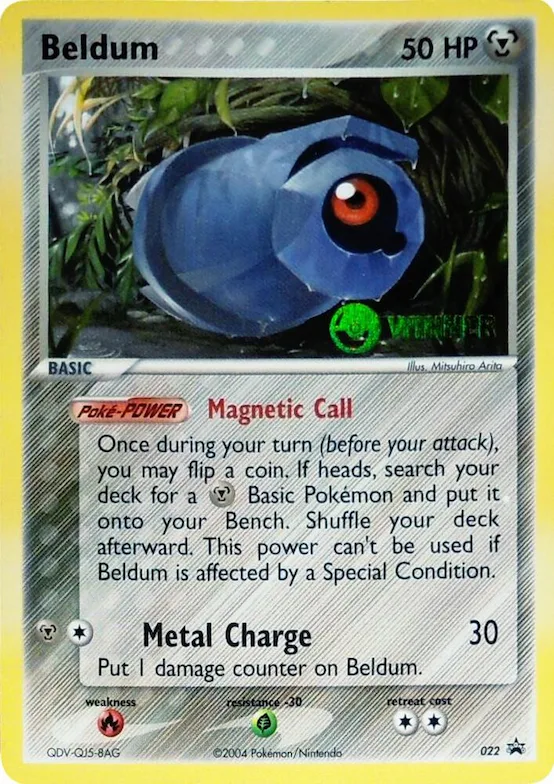 Beldum - 022 (League Promo) [Winner] #22 – XY Trainer Kit: Sylveon & Noivern