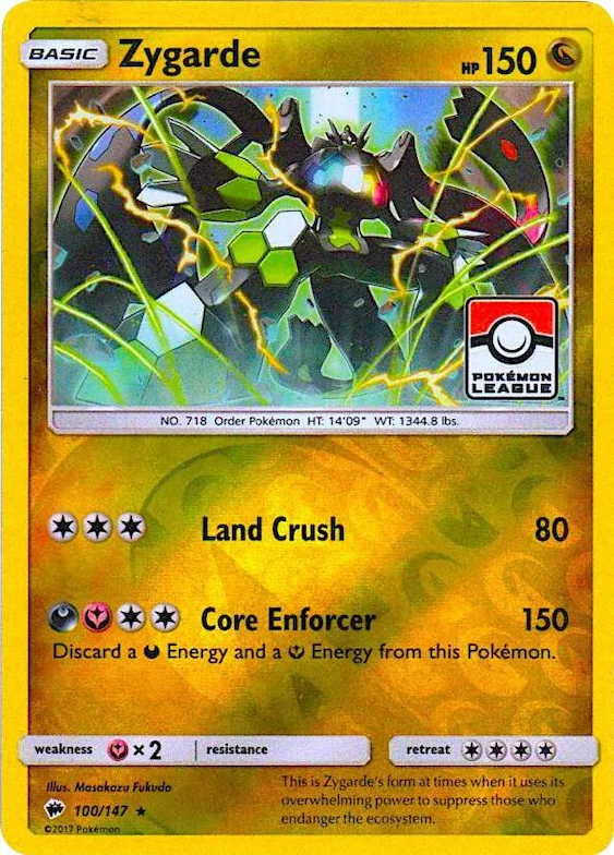Zygarde (Pokemon League) #100 – XY Trainer Kit: Sylveon & Noivern