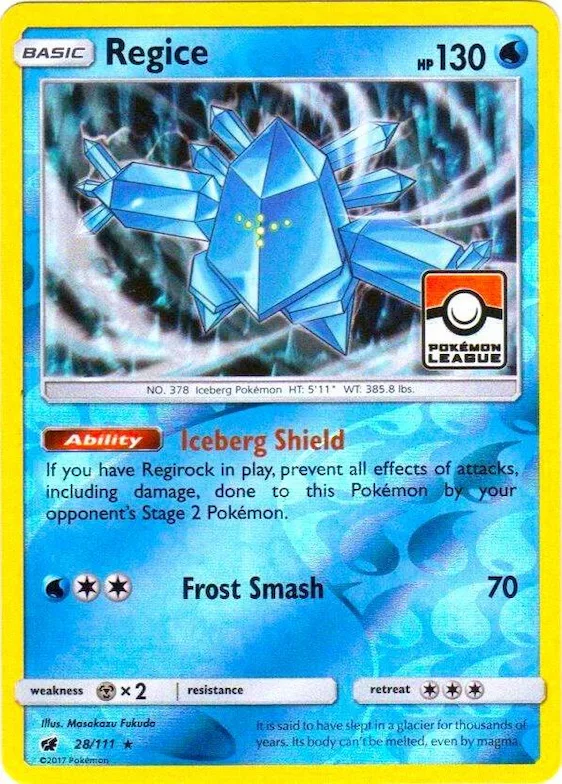 Regice (Pokemon League) #28 – XY Trainer Kit: Sylveon & Noivern