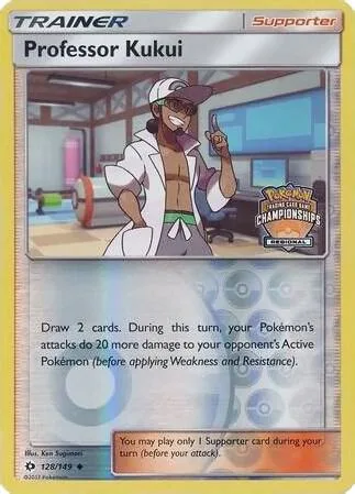 Professor Kukui (Regional Championships) #128 – XY Trainer Kit: Sylveon & Noivern