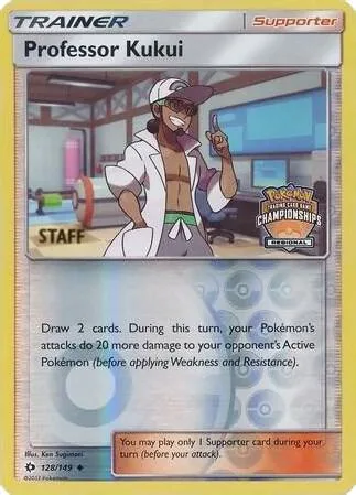 Professor Kukui - 128/149 (Regional Championships) [Staff] #128 – XY Trainer Kit: Sylveon & Noivern