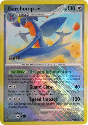 Garchomp - 5/147 (Championship Promo) [Staff] #5 – XY Trainer Kit: Sylveon & Noivern