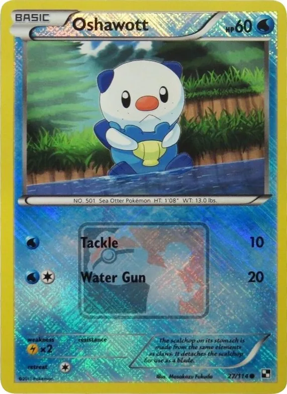 Oshawott (League Promo) #27 – XY Trainer Kit: Sylveon & Noivern