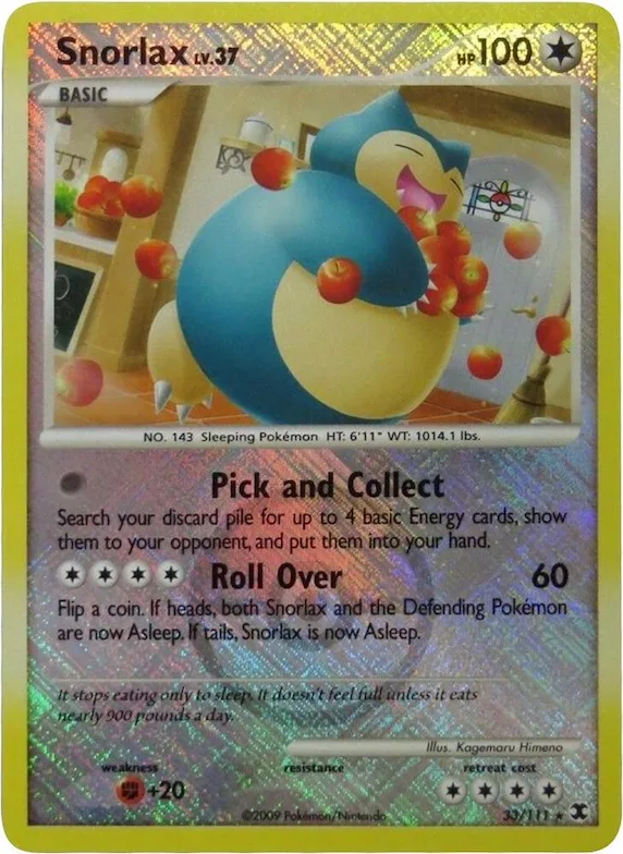Snorlax (League Promo) #33 – XY Trainer Kit: Sylveon & Noivern