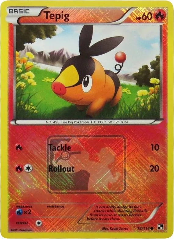 Tepig (League Promo) #15 – XY Trainer Kit: Sylveon & Noivern