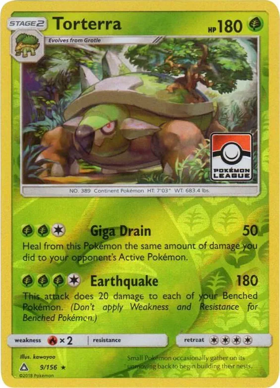 Torterra (Pokemon League) #9 – XY Trainer Kit: Sylveon & Noivern
