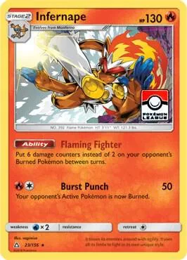 Infernape (Pokemon League) #23 – XY Trainer Kit: Sylveon & Noivern