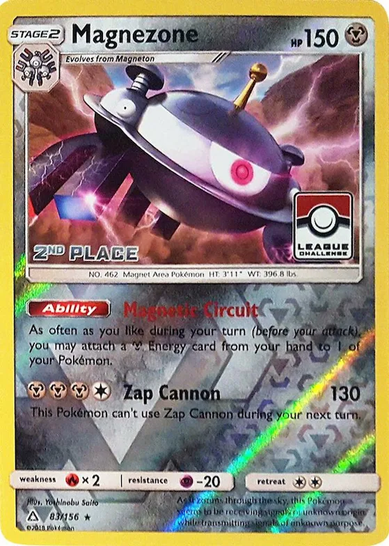Magnezone - 83/156 (League Challenge) [2nd Place] #83 – XY Trainer Kit: Sylveon & Noivern