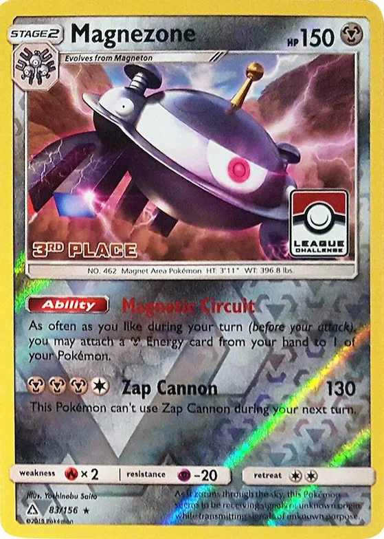 Magnezone - 83/156 (League Challenge) [3rd Place] #83 – XY Trainer Kit: Sylveon & Noivern