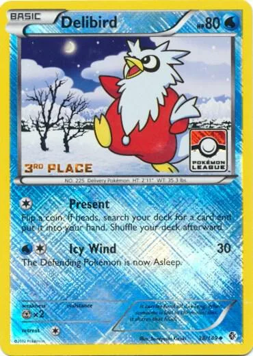 Delibird - 38/149 (Pokemon League) [3rd Place] #38 – XY Trainer Kit: Sylveon & Noivern