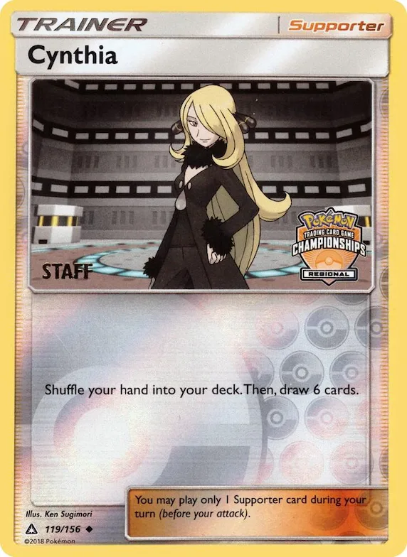 Cynthia - 119/156 (Regional Championships) [Staff] #119 – XY Trainer Kit: Sylveon & Noivern