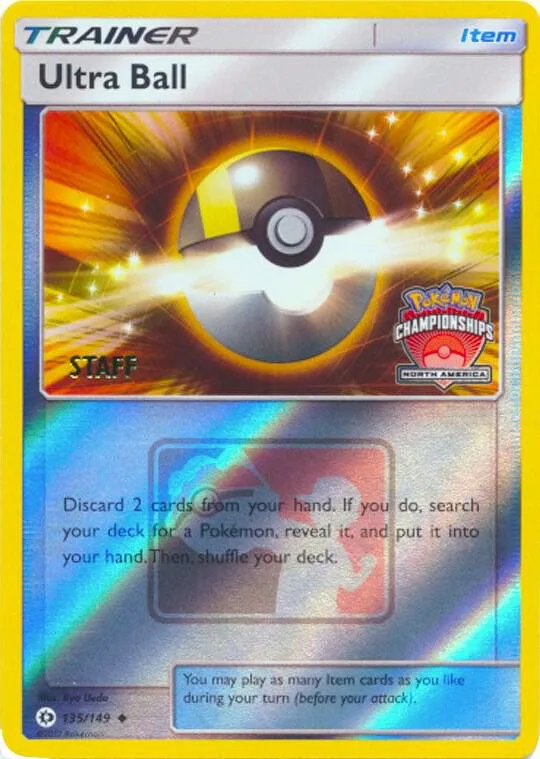 Ultra Ball - 135/149 (North America Championships) [Staff] #135 – XY Trainer Kit: Sylveon & Noivern
