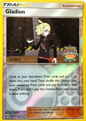 Gladion - 95/111 (Regional Championships) [Staff] #95 – XY Trainer Kit: Sylveon & Noivern
