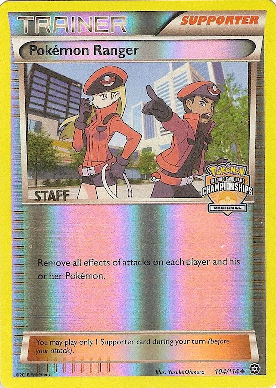 Pokemon Ranger - 104/114 (Regional Championships) [Staff] #104 – XY Trainer Kit: Sylveon & Noivern