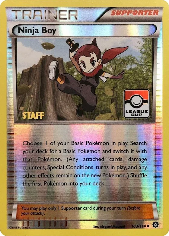 Ninja Boy - 103/114 (League Cup) [Staff] #103 – XY Trainer Kit: Sylveon & Noivern