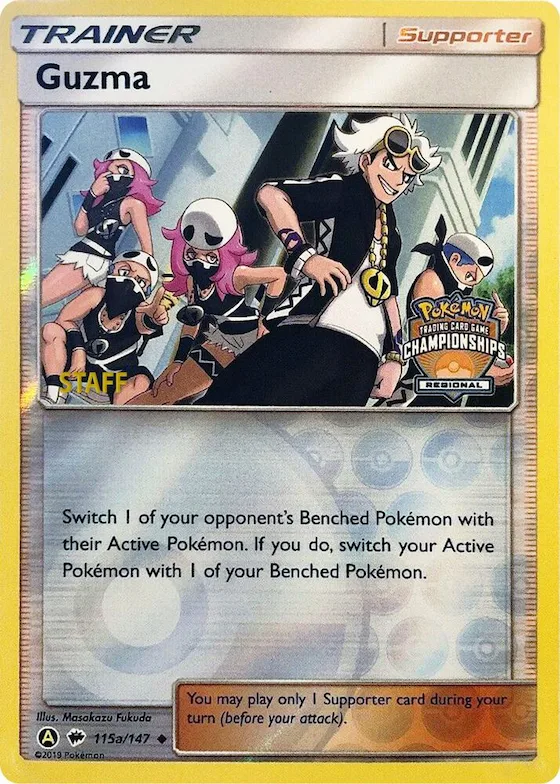 Guzma - 115a/147 (Regional Championships) [Staff] #115a – XY Trainer Kit: Sylveon & Noivern
