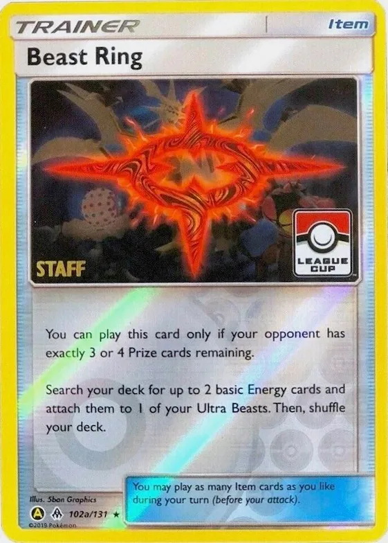 Beast Ring - 102a/131 (League Cup) [Staff] #102a – XY Trainer Kit: Sylveon & Noivern