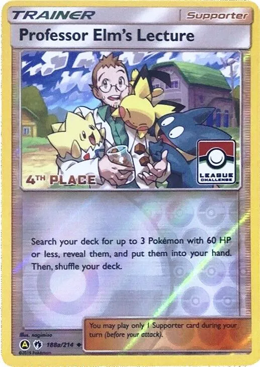 Professor Elm's Lecture - 188a/214 (League Challenge) [4th Place] #188a – XY Trainer Kit: Sylveon & Noivern
