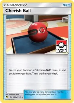 Cherish Ball (League Cup) #191a – XY Trainer Kit: Sylveon & Noivern