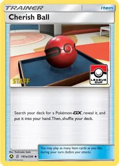 Cherish Ball - 191a/236 (League Cup) [Staff] #191a – XY Trainer Kit: Sylveon & Noivern