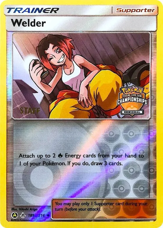 Welder - 189a/214 (Regional Championships) [Staff] #189a – XY Trainer Kit: Sylveon & Noivern