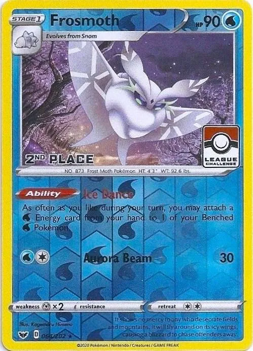 Frosmoth - 064/202 (League Challenge) [2nd Place] #64 – XY Trainer Kit: Sylveon & Noivern