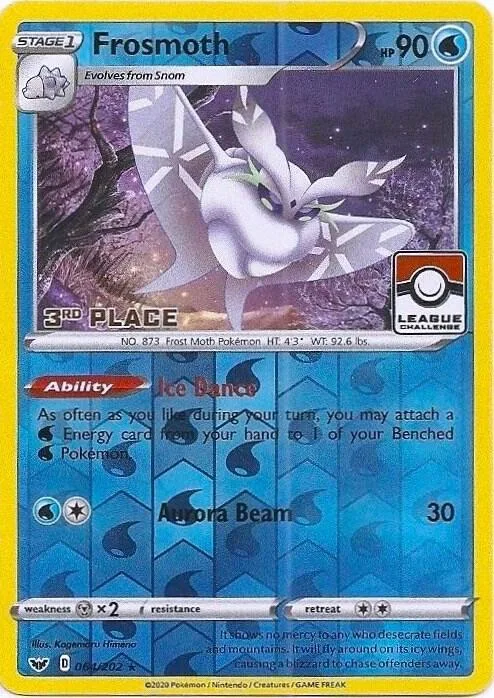 Frosmoth - 064/202 (League Challenge) [3rd Place] #64 – XY Trainer Kit: Sylveon & Noivern