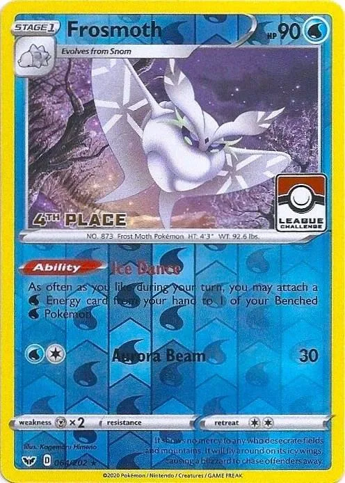 Frosmoth - 064/202 (League Challenge) [4th Place] #64 – XY Trainer Kit: Sylveon & Noivern
