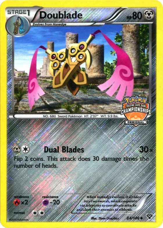 Doublade (Regional Championships) #84 – XY Trainer Kit: Sylveon & Noivern