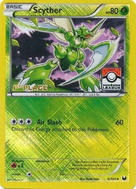 Scyther - 4/108 (Pokemon League) [1st Place] #4 – XY Trainer Kit: Sylveon & Noivern
