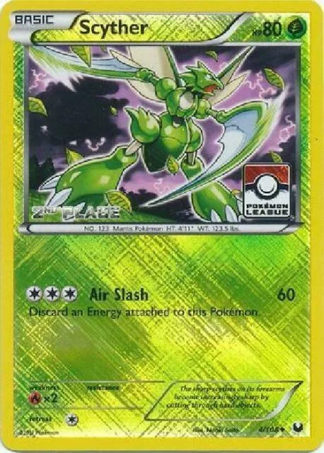 Scyther - 4/108 (Pokemon League) [2nd Place] #4 – XY Trainer Kit: Sylveon & Noivern