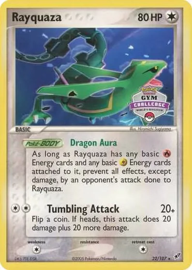 Rayquaza (2004-2005 Gym Challenge) #22 – XY Trainer Kit: Sylveon & Noivern