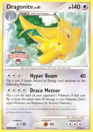 Dragonite (National Championships) #2 – XY Trainer Kit: Sylveon & Noivern