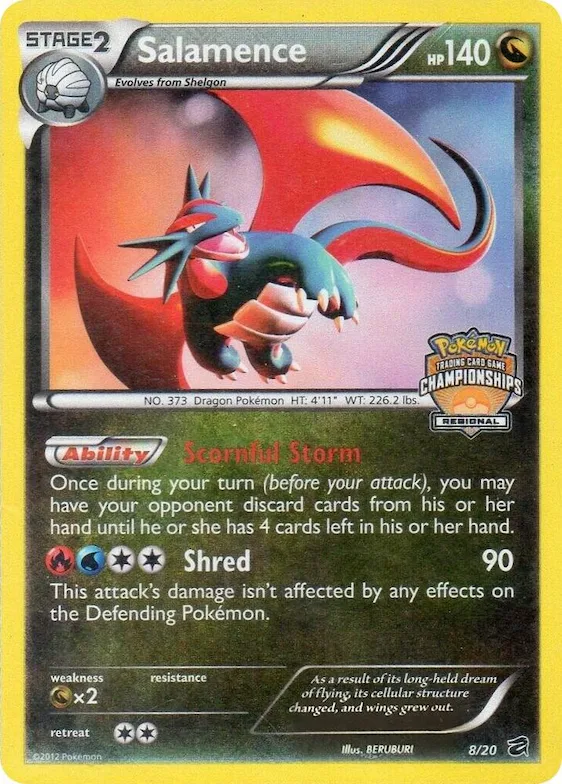 Salamence (Regional Championships) #8 – XY Trainer Kit: Sylveon & Noivern