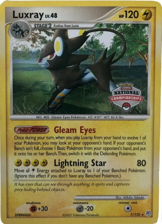 Luxray (National Championships) #7 – XY Trainer Kit: Sylveon & Noivern