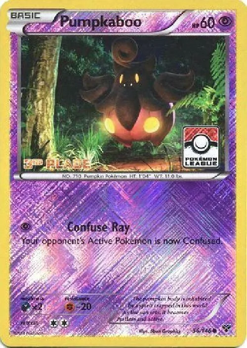 Pumpkaboo - 56/146 (Pokemon League) [3rd Place] #56 – XY Trainer Kit: Sylveon & Noivern